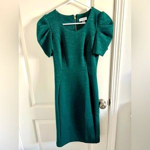 Calvin Klein green dress size 2 (XS)